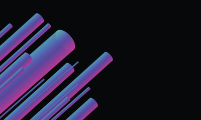 Modern abstract background with geometric gradient circle. Vector