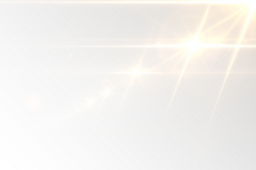 Radiant sunlight spreads with golden flare. Lens streaks extend in soft curves. Sparkling highlights shimmer subtly across the scene. PNG