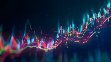 Investment Growth Analysis Modern Financial Dashboard Shows Global Economic Trends