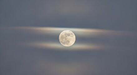 full moon in the sky at night