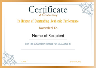 Certificates Templates Vector Image  
