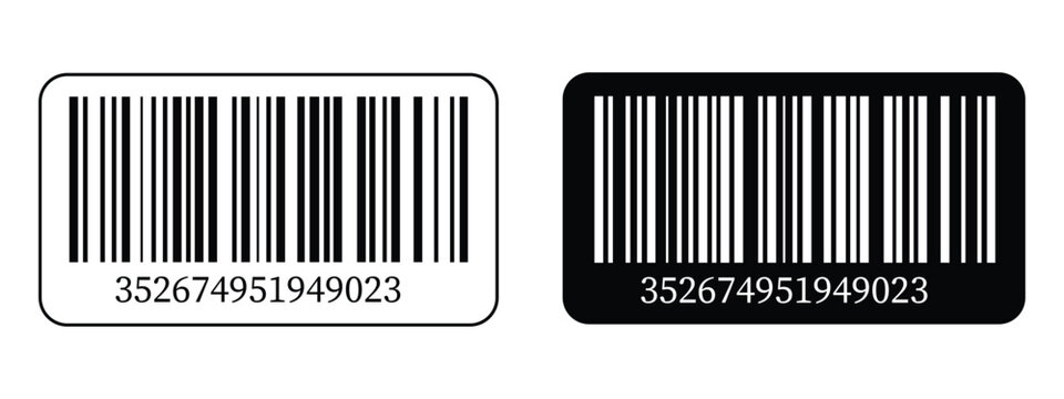 Damaged barcodes, crumpled QR code labels, product ID stickers with torn edges. Serial number badges, inventory barcode with peeling corner, pricing tags, ripped off package tracking codes vector set