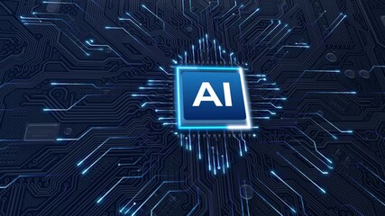 Ai, concept of artificial intelligence. Analytic, automation, machine learning and an autonomous brain. Big data management, computer connection information intelligence technology, Automated robotic. - Powered by Adobe