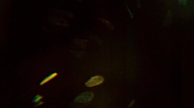 Anamorphic Transition. Optical lens flare for transition effect with dark background.