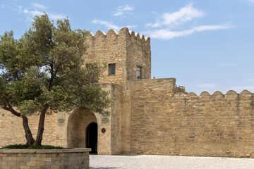Obraz premium Baku, Azerbaijan. External facade of the Ateshgah Fire Temple in Baku, Azerbaijan