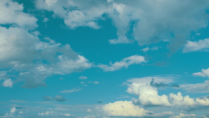 A Beautiful Cloudy Sky with a Stunning Blue Background That Invites Reflection and Calmness