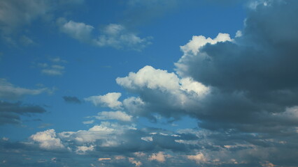 A Scenic and Cloudy Sky Overhead Featuring Varied Cloud Formation and Beautiful Views