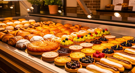 French Pastry Display
