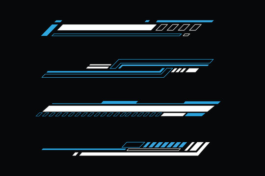 Racing stripes car sticker pack, sport car customization decals, drift and speed vinyl graphics, isolated automotive vector elements.