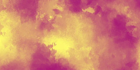 Abstract vintage watercolor paper texture with colorful fire and smoke paint design