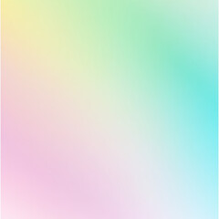 Soft pastel gradient background with hues of pink, green, and yellow, creating calming and serene atmosphere. Ideal for various design projects