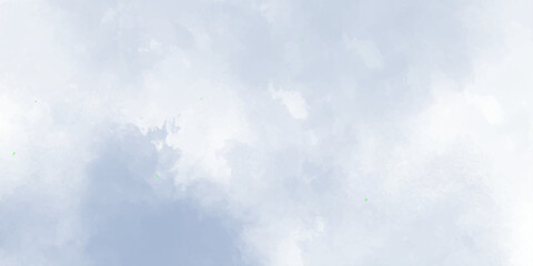 Bright summer day with fluffy white clouds against a high, beautiful blue sky