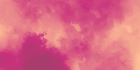 Abstract watercolor texture background with vintage red orange color smoke pattern design