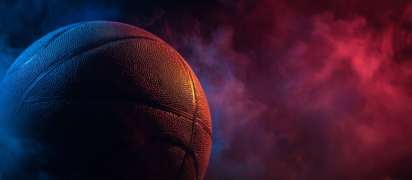 basketball sport versus concept banner background