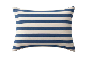 Fototapeta premium Cozy striped cushion providing comfort and style for home decor