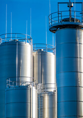 modern industry silo in austria