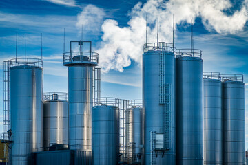 modern industry silo in austria