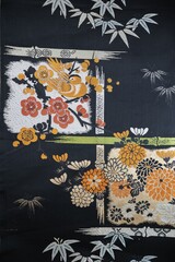 アンティークの帯生地