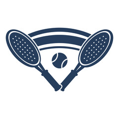 Flat Padel Logo