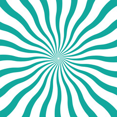 Abstract background with rays retro starburst. Spiral radial striped backdrop design. Sunset light retro design. Vintage sunrays swirl sun beam pattern. Funky ray elements, circle Spiral.