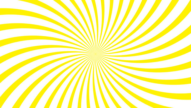 Dynamic abstract spiral design with a central focal point with wavy stripes. Hypnotic swirl radiates symmetrically sense of motion and energy. Graphic, and retro-inspired illusion of spinning or depth