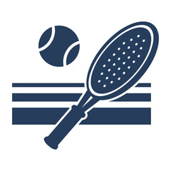Flat Padel Logo