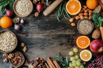 A vibrant autumn landscape with a mix of warm colors and textures, featuring a winding path leading through a dense forest of tall trees and a small waterfall cascading down a rocky cliff.