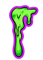 Zombie Dripping Alphabet PNG Set, Green Slime Horror Letters A-Z, Halloween Creepy Font, Dripping Zombie Number Set 0-9, Spooky Graphic Elements, Cartoon Slime Style, 117 PNG Files for Designs