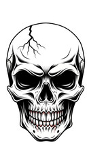 Fototapeta premium skull and crossbones