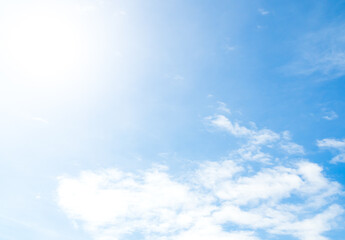 Sky cloud blue nature background paronama web cloudy summer winter season day, light beauty horizon spring brigth gradient calm abstract backdrop air nature view wallpaper landscape environment