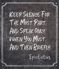 when you must Epictetus