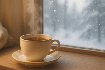 차와 눈, 겨울의 따뜻함