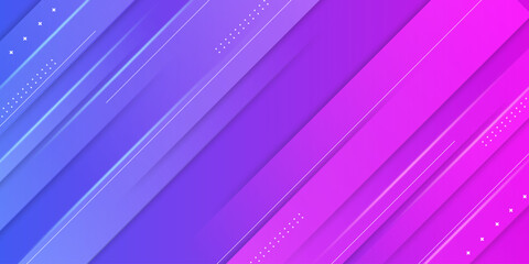 Vibrant purple abstract background with diagonal lines and soft gradients.