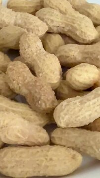 peanuts in their shells, a nutritious snack. Great source of protein and healthy fats for energy now.