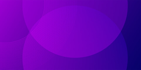 Minimalist circle purple color geometric background. Lines circle element purple fluids.