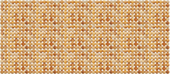 Aromatic wooden balls isolated on white background