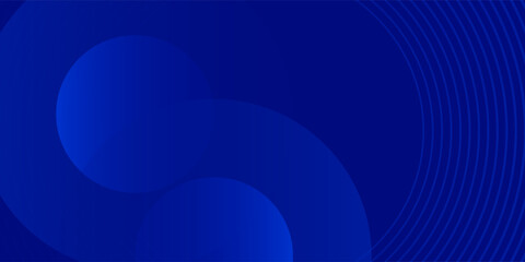 Blue abstract background on dark blue gradient vanishing circles design. Using for template, poster, wallpaper, flyer, banner, brochur, wallpaper.