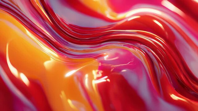 Liquid abstract waves creating vibrant fluid background texture