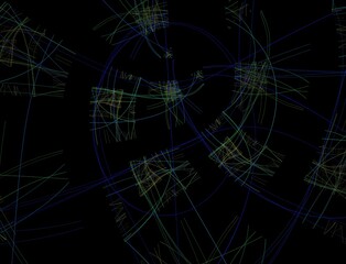 Imaginatory fractal abstract background Image