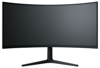 Curved Wide Gaming Monitor with Slim Stand