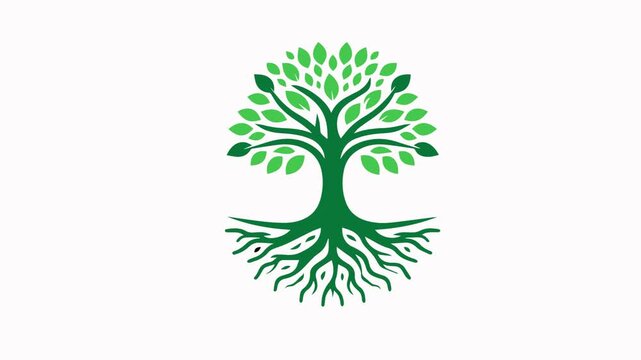 tree  icon animation  simple  flat