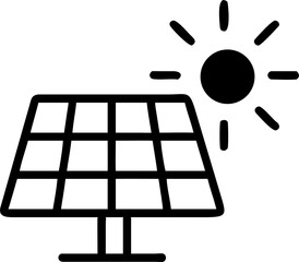 Collection of solar panel power icon set ecology supply battery for electricity vector design illustration