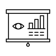 Growth chart report icon