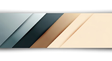 Modern abstract background with overlapping neutral tones for elegant designs, creating depth and sophistication for branding or presentation projects