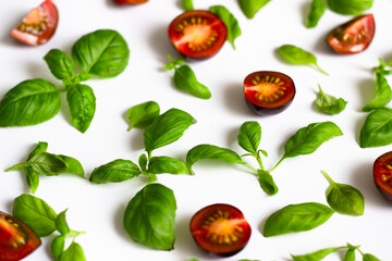 set of fresh vegetables