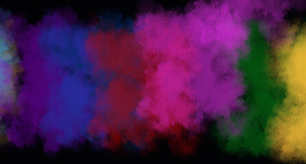 Fototapeta premium the effect of colorful smoke