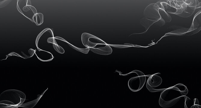 smoke effeblack background with smokect with a black background