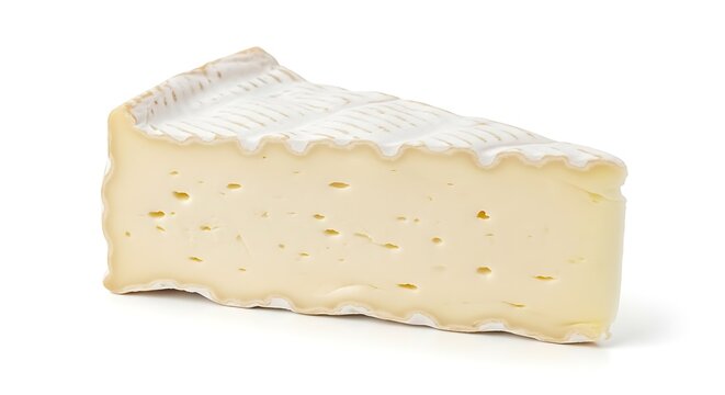 Slice of brie cheese