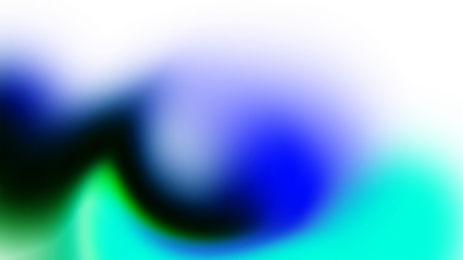 Deep Blue and Cyan Abstract Gradient Fluid Motion with Green Accents Keywords: abstract, background, gradient, fluid, motion, swirl, blue, cyan