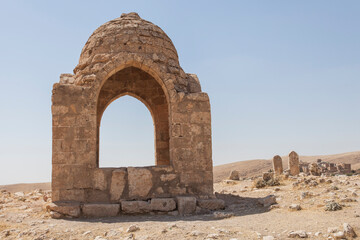 Ruins of tomb in Dara province in Mardin City